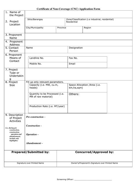 cnc proponents|Cnc Application Form ≡ Fill Out Printable PDF Forms Online.